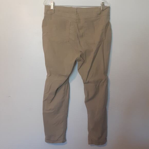 Like an Angel Women's Size 2X Beige Stretch Pants Straight Cut - Picture 4 of 9